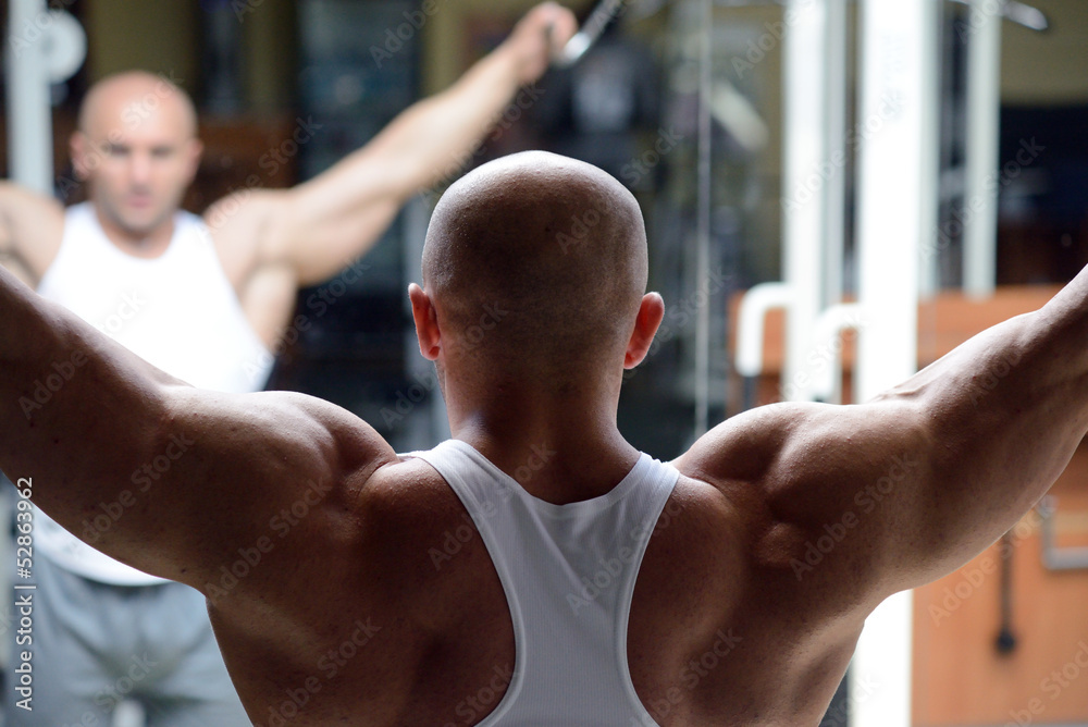 bodybuilder in gym bodybuilder in gym