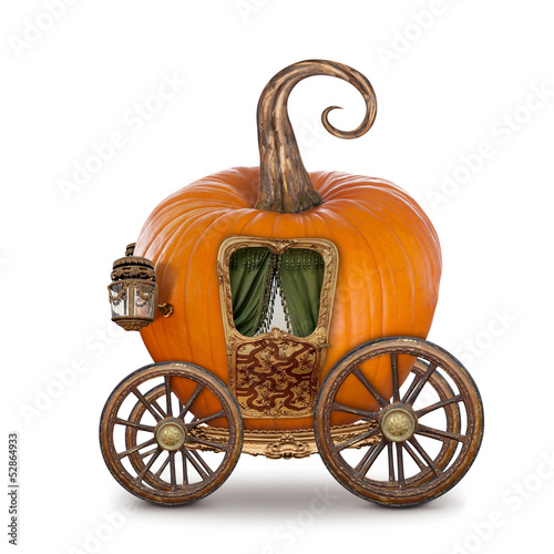 Billede på lærred Pumpkin carriage