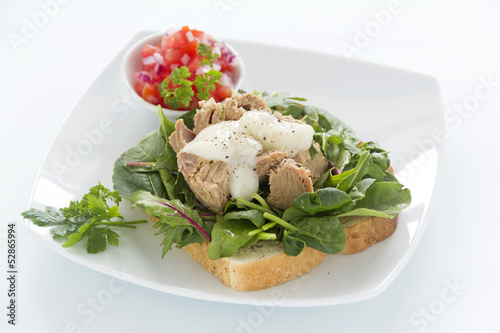 Open Tuna Salad Sandwich