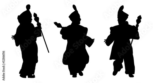 silhouettes of little prince from orient