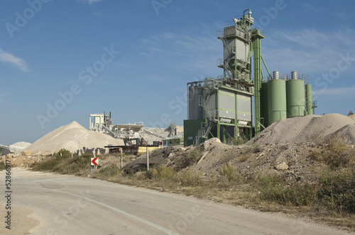 Industrie, usine, construction du bâtiment