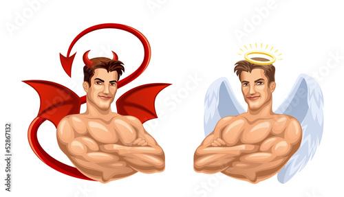 Angel and devil