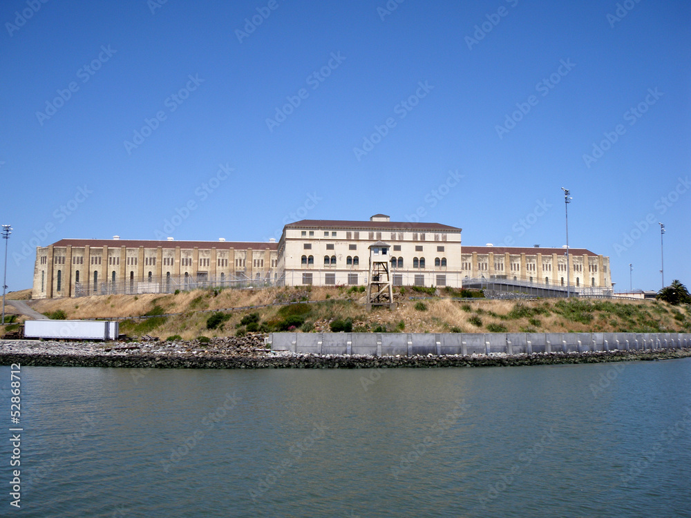 San Quentin State Prison California taken from a passing ferry