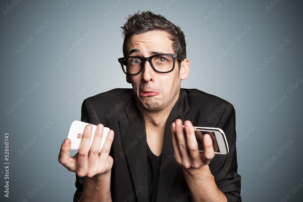 Broken smartphone