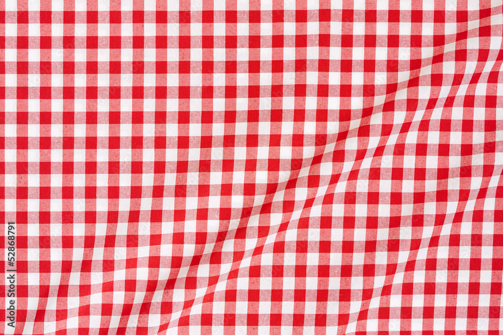 Red and white tablecloth texture background Red and white tablecloth texture background