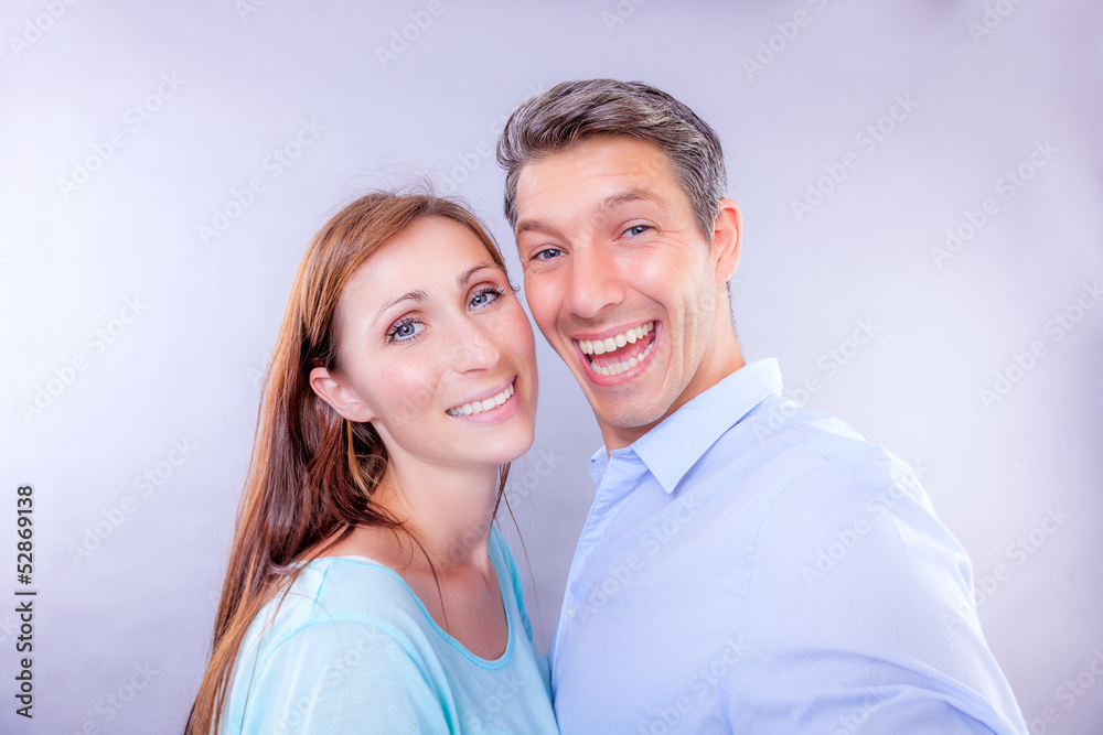 smiling couple