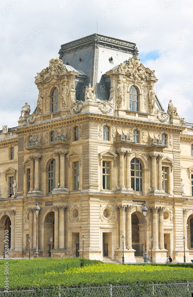 The building of the Louvre. Paris. France
