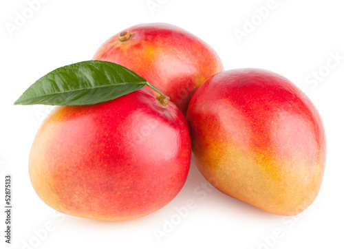 mango fruit isolated on white background