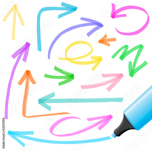 vector highlighter elements