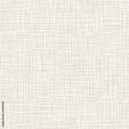 Background With Threads. White Brown Linen. Vector Illustration