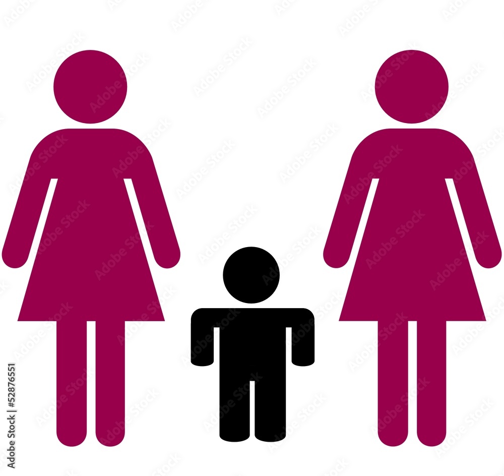 Couple de femmes avec enfant Couple de femmes avec enfant