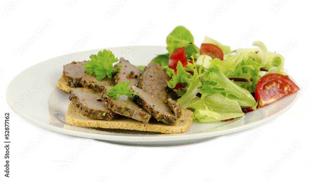 Slices of Peppered Steak Slices of Peppered Steak