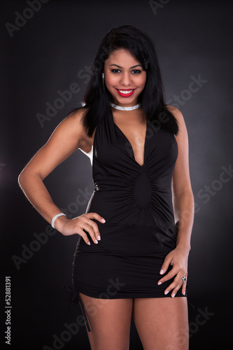 Young Woman In Elegant Dress