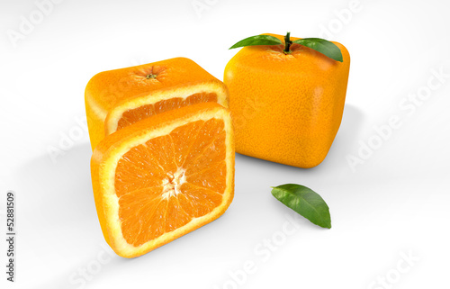 orange cubic