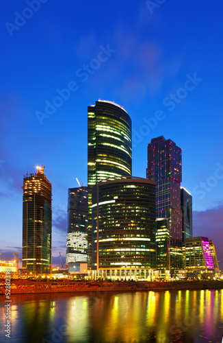  skyscrapers of Moscow city