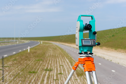 Total station or theodolite photo