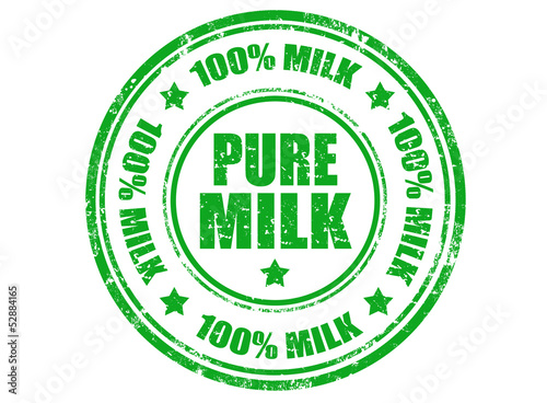 Pure milk stamp