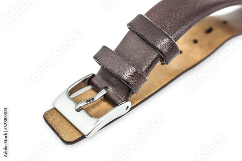 Brown Leather Watchband