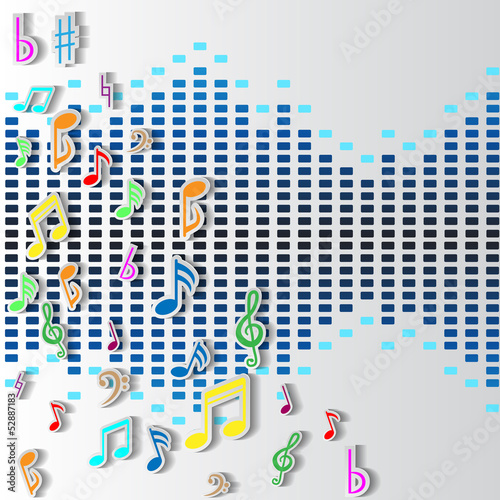Abstract music background