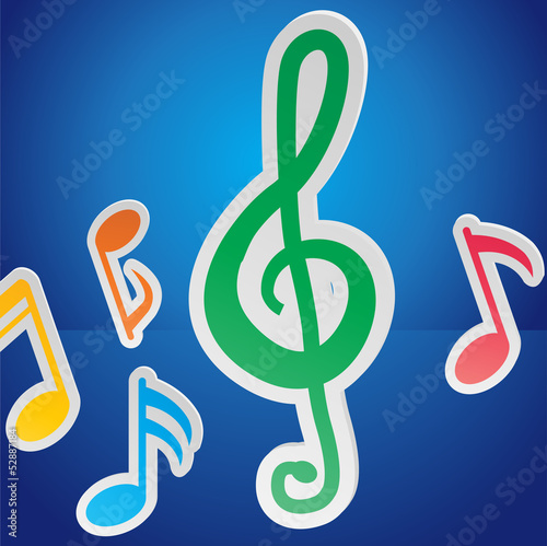 Abstract music background