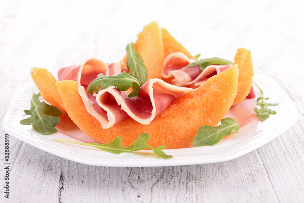 melon and prosciutto melon and prosciutto