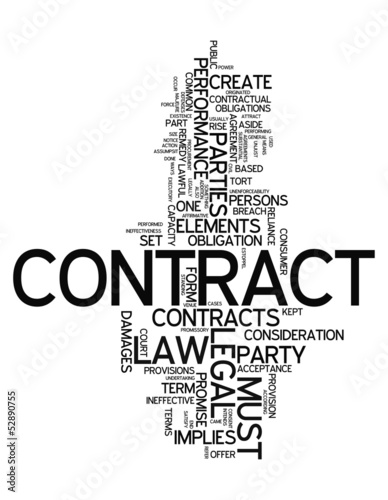 Word Cloud "Contract"