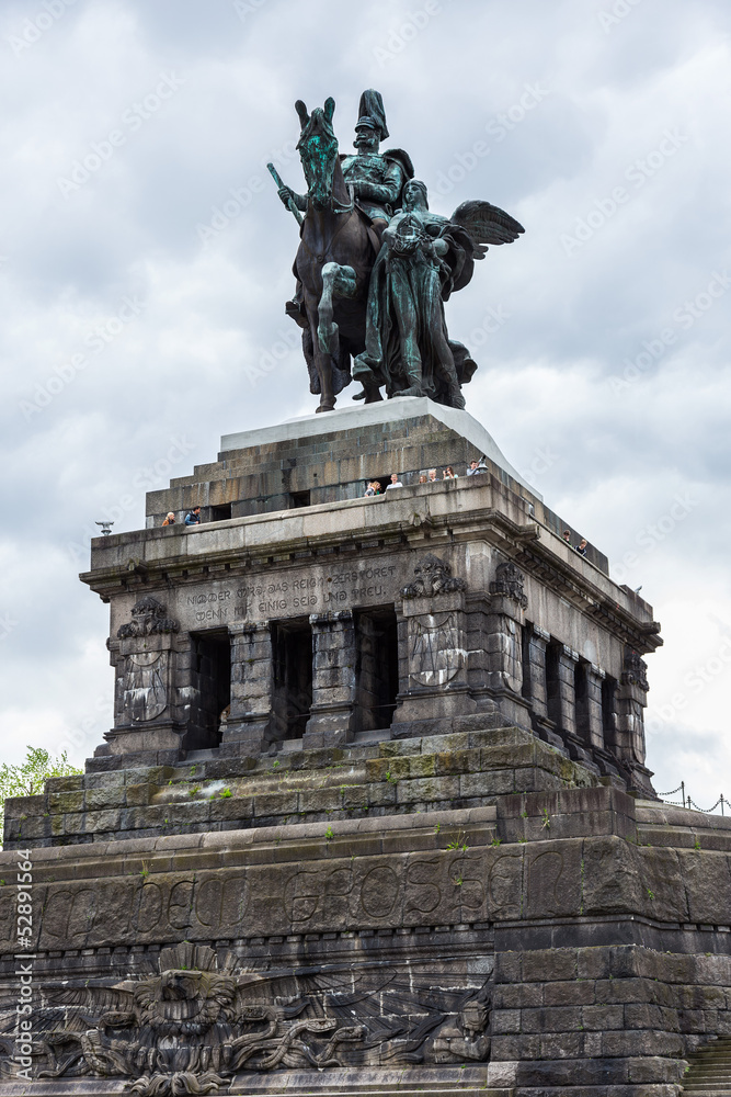 Kaiser Wilhelm Denkmal, Deutsches Eck in Koblenz,