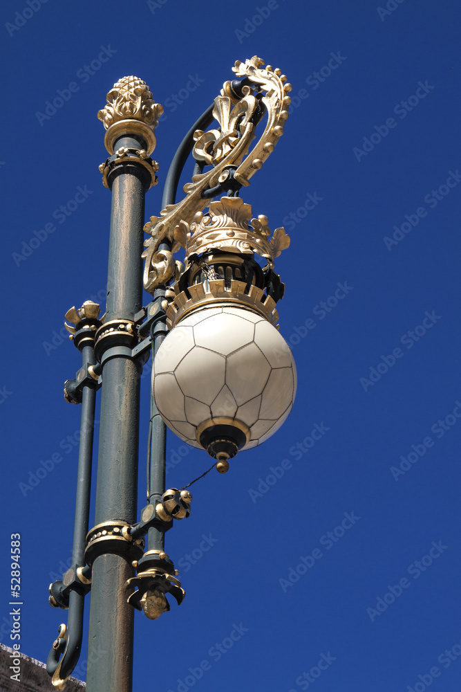 Royal palace detail at Madrid, Spain Royal palace detail at Madrid, Spain