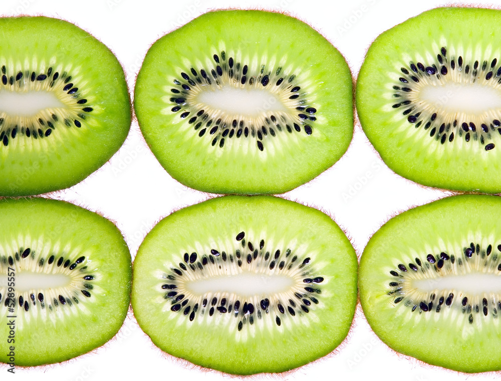 Fototapeta premium Green kiwi background