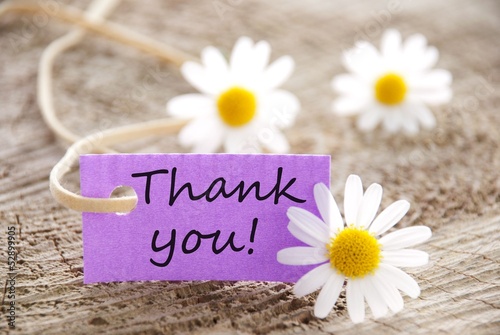 Konstfotografi label with Thank you!