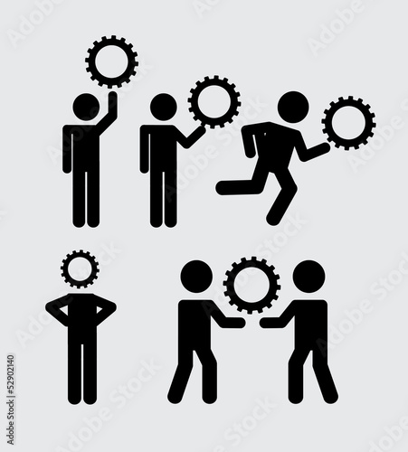teamwork icons