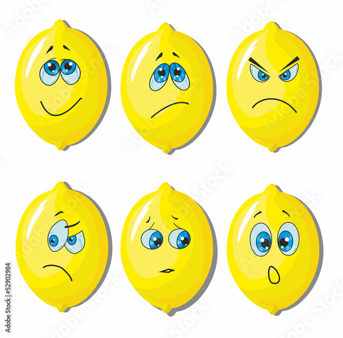 Cartoon lemon