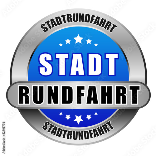 5 Star Button blau STADTRUNDFAHRT DTO DTO