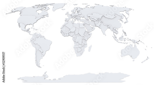 Bump map of World