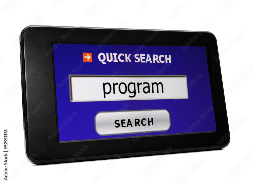 Search for program Search for program