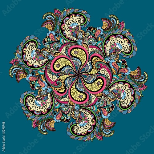 Vector vintage floral pattern