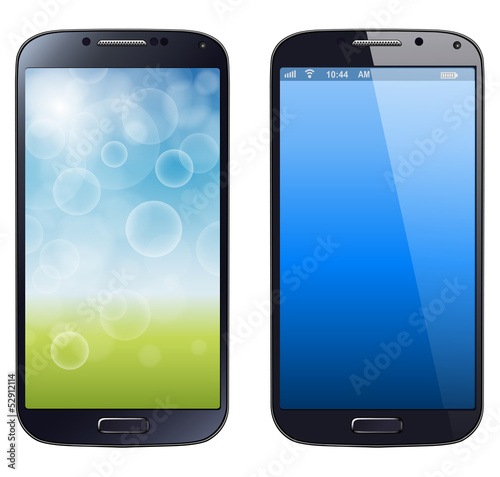 Smartphone, mobile phone isolated
