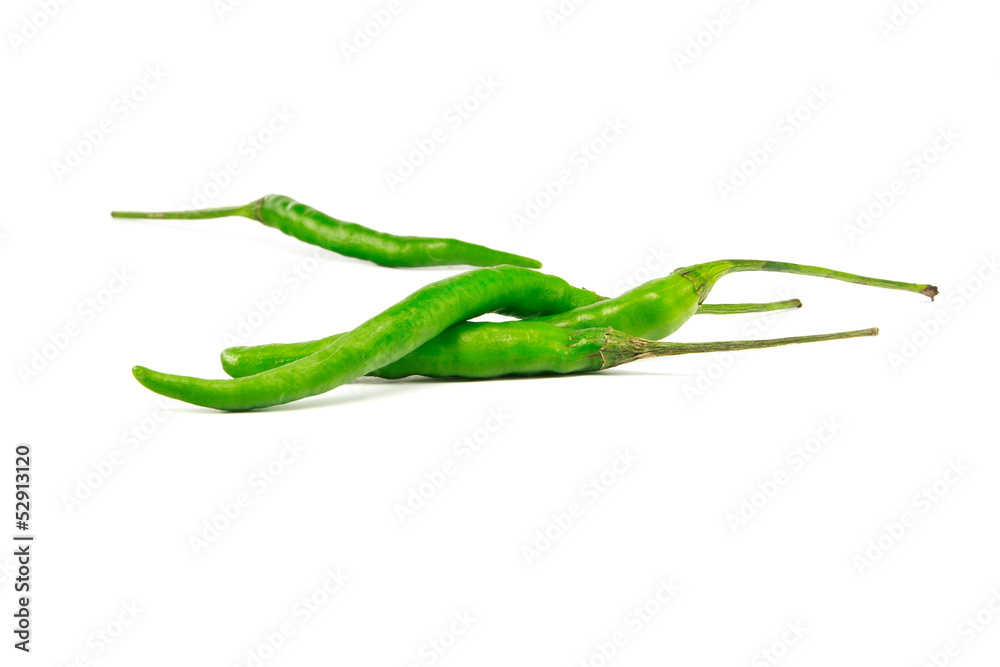 green pepper isolated on white background green pepper isolated on white background