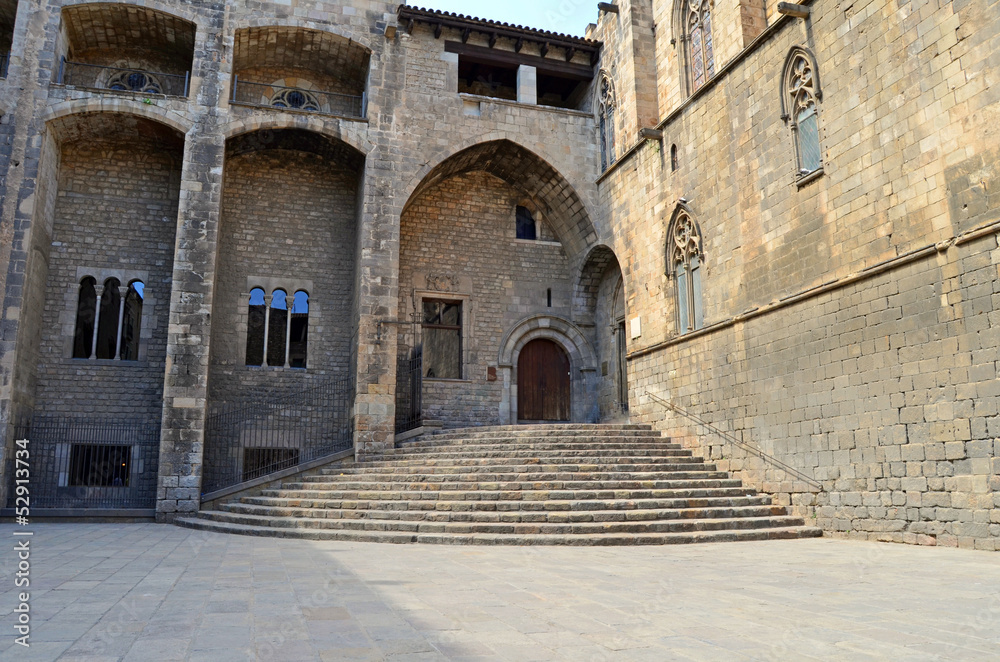 Obraz premium Klatka schodowa Plaza del Rey