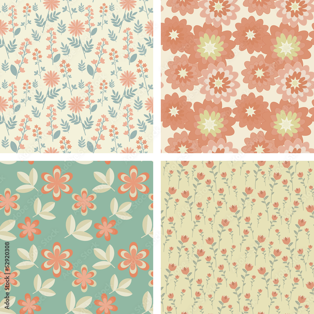 Floral patterns set