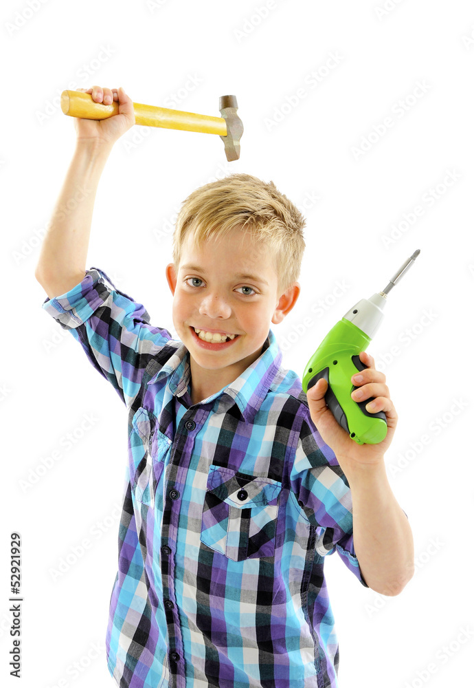 Boy carpenter
