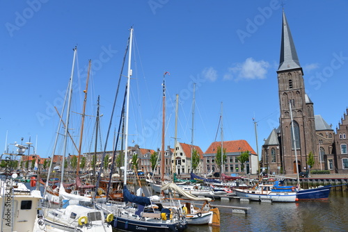 Boats in Harlingen, Friesland