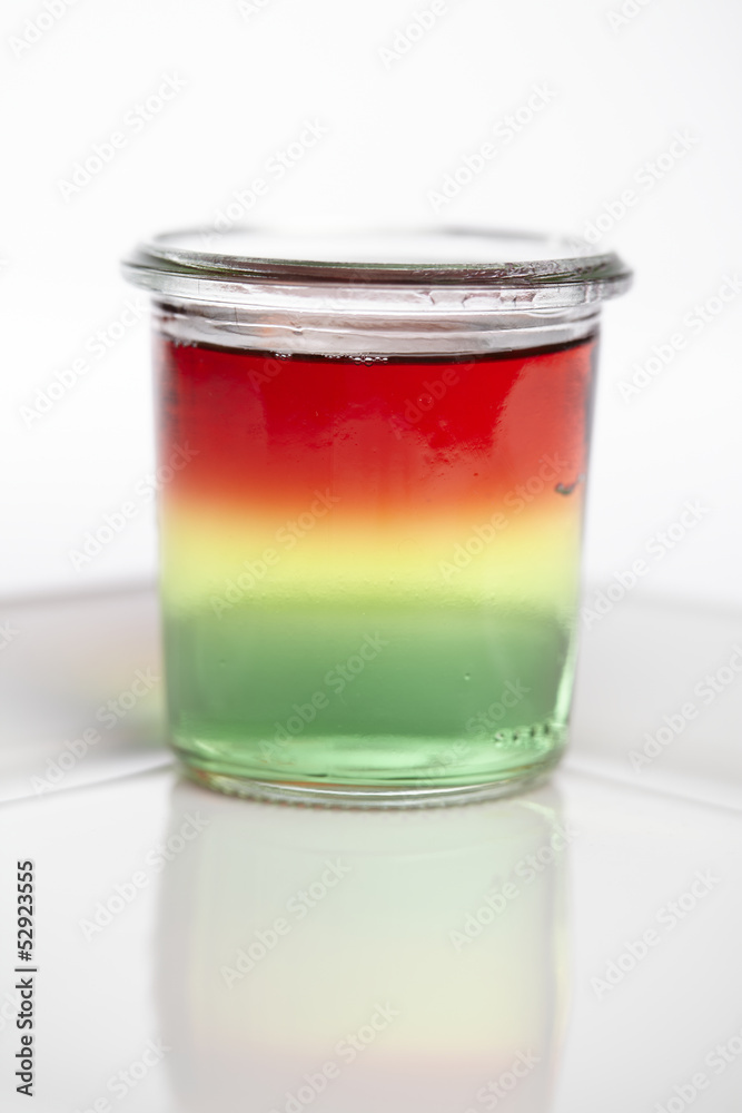 Ampelpudding aus Götterspeise