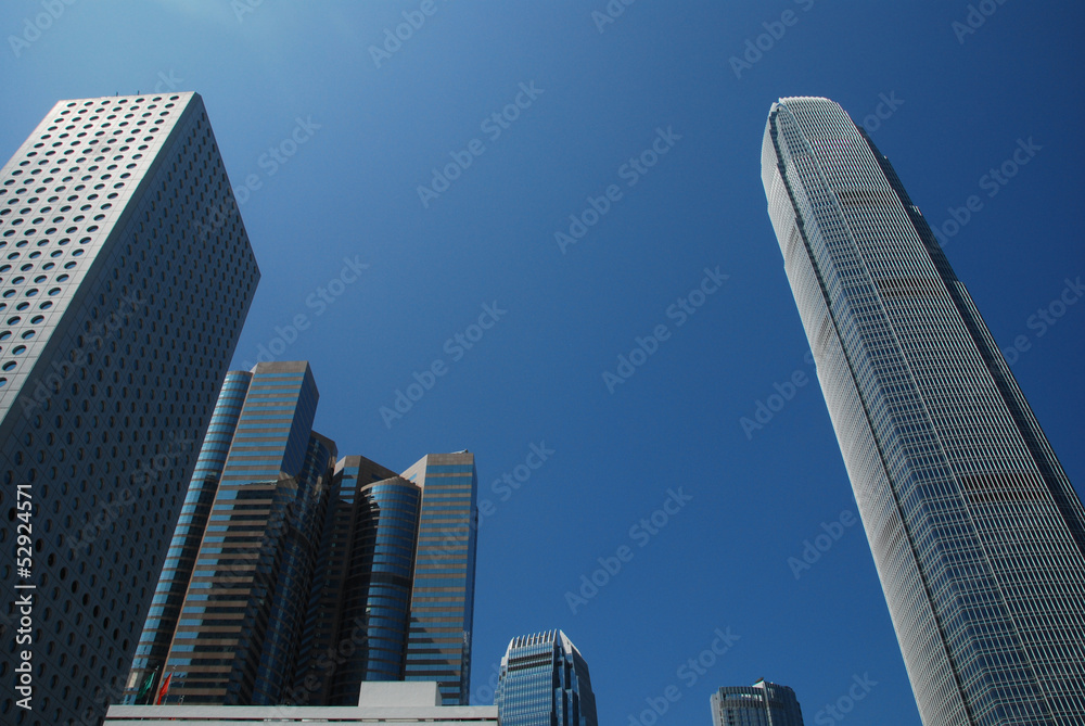 Naklejka premium Hong Kong