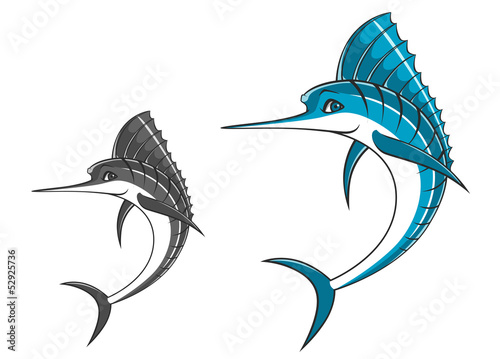 Big blue marlin