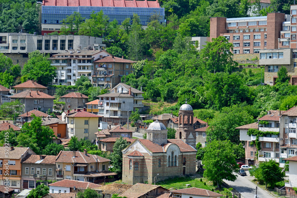 View from old town Veliko Tarnovo in Bulgaria