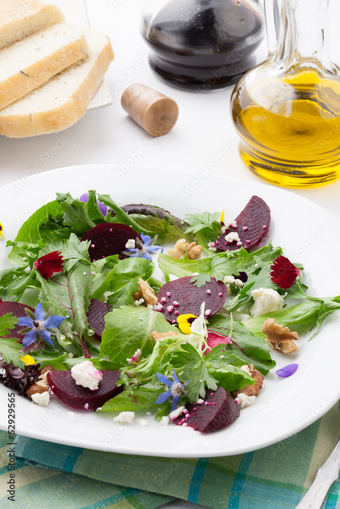 Beets And Baby Greens Salad Beets And Baby Greens Salad