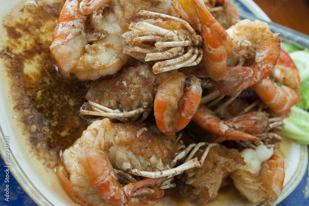 Garlic prawns Garlic prawns