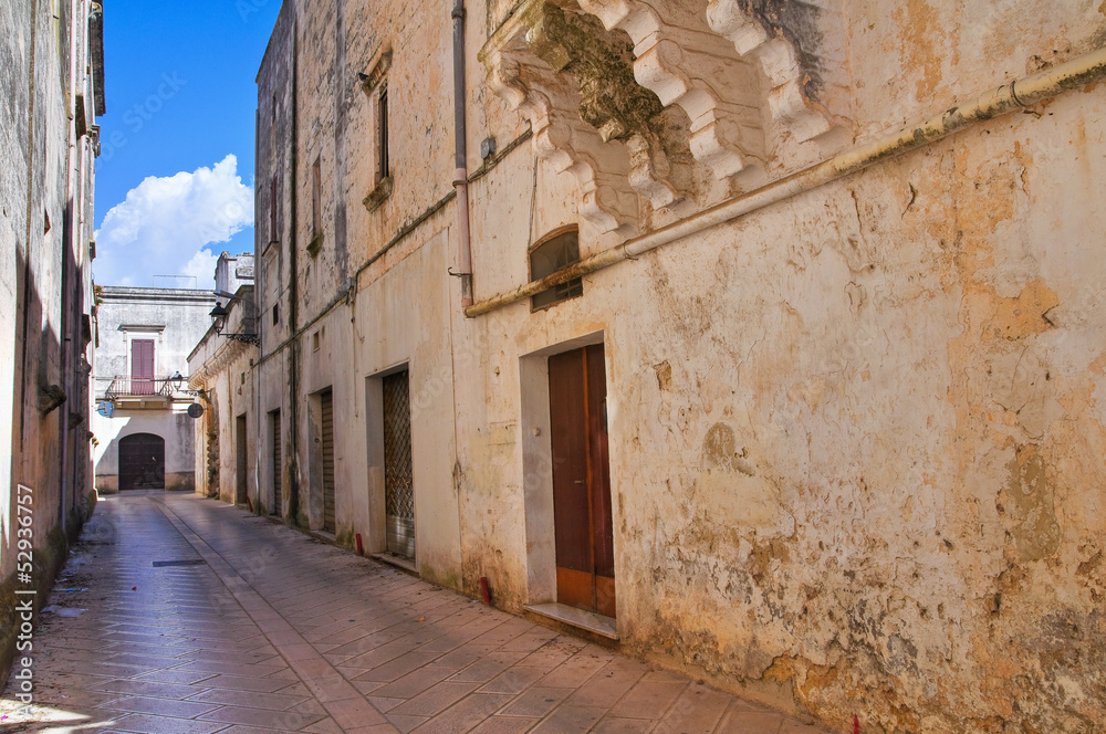 Obraz premium Alleyway. Presicce. Puglia. Italy.