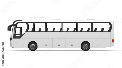 Big White Tour Bus